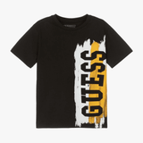 Guess Boys 7B T-Shirt In Black Multi