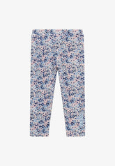 Guess Girls Reversible Leggings In Blue Multi