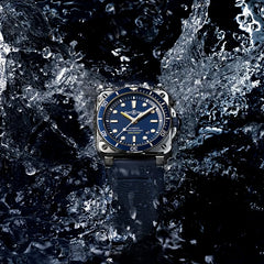 Bell & Ross Br0392 Diver Blue Stainless Steel Watch