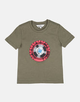 Ben Sherman Boys Turn It Up T-Shirt In Olive