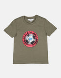Ben Sherman Boys Turn It Up T-Shirt In Olive