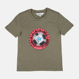 Ben Sherman Boys Turn It Up T-Shirt In Olive