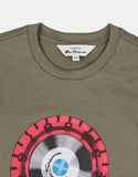 Ben Sherman Boys Turn It Up T-Shirt In Olive