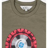 Ben Sherman Boys Turn It Up T-Shirt In Olive