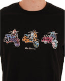 Ben Sherman Mens Scooter Spray Black T-Shirt