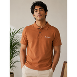 Benshermen Ben Polo Short Sleeve Golfer In Mocca