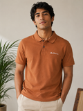 Benshermen Ben Polo Short Sleeve Golfer In Mocca