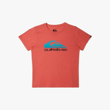 Quiksilver Boys Omni Wave T-Shirt In Coral