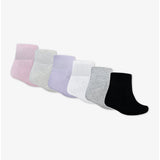 Nike Jordan Girls Everyday Essential 6 Pack Anklet Socks In Pink Assorted