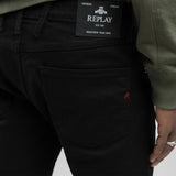 Replay Mens 098 Jeans In Black