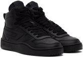 Diesel Mens S-Ukiyo V2 Mid Sneakers In Black