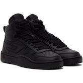 Diesel Mens S-Ukiyo V2 Mid Sneakers In Black
