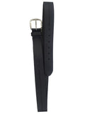 Sniper Mens Centre Stitch Leather Belt In Black