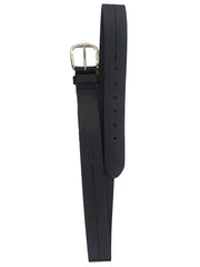 Sniper Mens Centre Stitch Leather Belt In Black