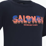 Salomon Boys Sun Fun T-Shirt In Blue Night