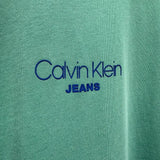 Calvin Klein Mens 206 Acid Wash Graphic T-Shirt In Green