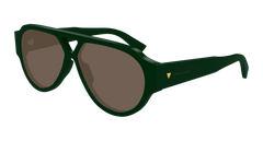Bottega Veneta Sunglasses Man Green Brown Bv1318S-003