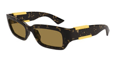 Bottega Veneta Sunglasses Unisex In Havana Brown BV1406S-002