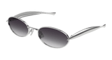 Bottega Veneta Sunglasses Unisex In Silver Grey BV1386S-003