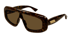 Bottega Veneta Sunglasses Unisex In Havana Brown BV1281S-002