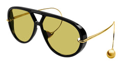 Bottega Veneta sunglasses Woman Black Gold Yellow BV1273S-003