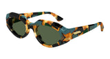 Bottega Veneta Sunglasses Womens In Multicolor Green BV1392S-001