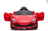 Ferrari 458 Electric Ride On Play Car In Red