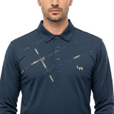 Loreti Mens Brut Long Sleeve Golfer In Moss