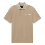 Bugatti Mens 1/2 Sleeve Golfer In Beige