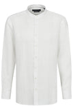 Bugatti Mens Casual 010 Linen Shirt In White