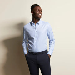 Bugatti 935068510B Casual Shirt 1/1 Sleeve Lt.Blu