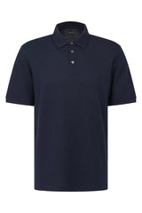 Bugatti 8150 75104C Mens Navy Short Sleeve Polo