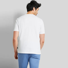 Bugatti Mens White Short Sleeve T-Shirt