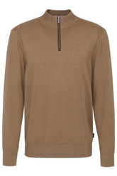 Bugatti 750065520B Mens Sweater 1/1 Sleeve Cognac