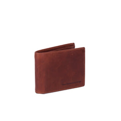 Marvin Waxed Wallet Cognac