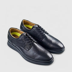 Florsheim Mens Launch Plain Black Toe Shoes