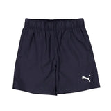 Puma Mens Forever Faster Woven Shorts In Navy