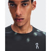 On Mens Performance Lumos T-Shirt In Black Multi