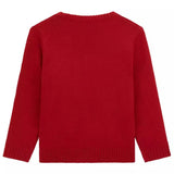 Guess Boys Long Sleeve 7B Sweater In Red