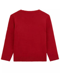 Guess Boys Long Sleeve 7B Sweater In Red