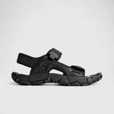 Ryder Mens Trek Sandals In Black & Grey