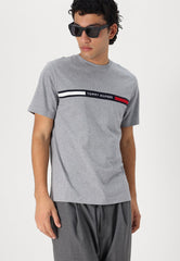 Tommy Hilfiger Chest Insert Tee Grey