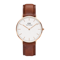 Daniel Wellington Tan And White Watch