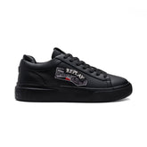 Replay Mens Notting Badges Sneakers In Black