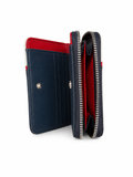 Fila Heritage Zip Around Wallet In Navy