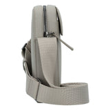 Calvin Klein Mens Sleek Reporter Mono Crossbody Bag In Light Brown