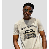 Pure Premium Cabrio T-shirt In Taupe
