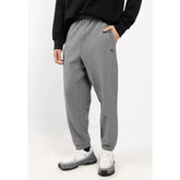 Calvin Klein Mens Premium Terry Monogram Jogger In Medium Grey Heather
