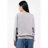 Calvin Klein Womens Archive Logo French Terry Sweatshirt In Grey