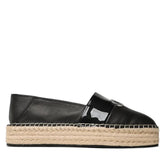 Calvin Klein Womens Flatform Espadrille In Black